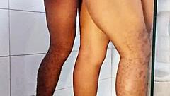 First bathroom fuck with roommate