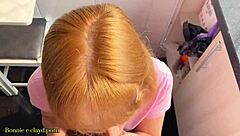Young Girl Picked Up In Kitchen For Quick Encounter