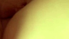 Petite 18+ fat amateur's hairless pussy fucked and creampied with moaning cumshot