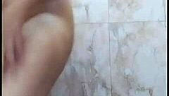 Asian Chubby Girl With Big Natural Tits Gets Fingered In Bathroom