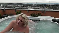 Descriptive Title with Huge Tits and Wet Pussy in Outdoor Pool Fucking