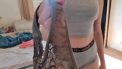 hot latina shows her wet ass