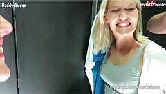 hot german amateurs ask 'want to see our car fuck and creampie?'