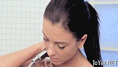 Honey Grabs Dildo For Wet Tight Pussy Masturbation