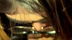 I enjoy watching my sexy secretary give me oral in close up, her natural tits on display.