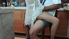 my stepsister helps me relax with a massage, then a happy ending