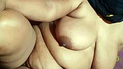 desi AUNTY EXPOSING her BIG BOOBS and HAIRY PUSSY in steamy display