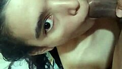 This young latina amateur loves sucking cock in exciting ways