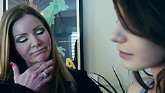 mature cougar licking wet pussy