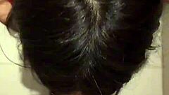 Wow, 18-year-old Asian girl sucked me in restroom!