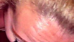 Foreign milf babe sucks big black cock homemade