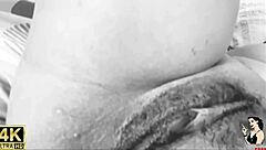 Stepson films goddaughter masturbating with mega dildo in pussy