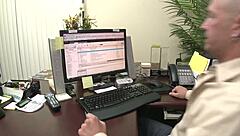 Licking Pussy Of Brunette Secretary