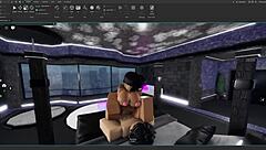 Slut enjoys femboy fuck on Roblox