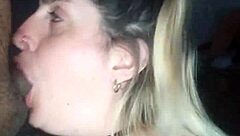 my friend visited and i sucked his cock then he fucked me hard