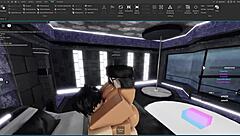Slut enjoys femboy fuck on Roblox