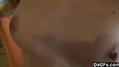 Blonde Babe Wants Sex Ride After Shopping