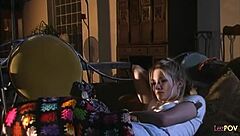 My car shoot became interracial lesbian fingering adventure