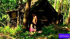 Beautiful Roommate's First Time Homemade College Encounter