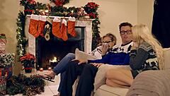 playing house with step daddy turns into passionate fucking in kitchen