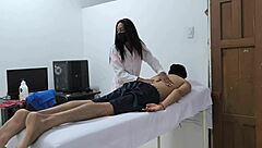 Beautiful Mulata Seduces With Perfect Ass In Massage Room?