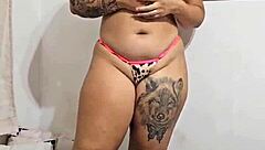 Bold Effort To Revive Dick After Bathroom Climax