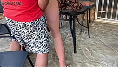 Stepmom Mutual Masturbation Outdoor Creampie