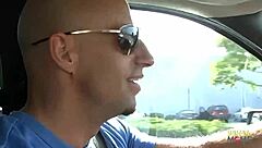 Dark skin delight Demi Delia enjoys a day of dick riding and cum swallowing