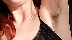 ginnagg reveals sexy beauty under skirt with puffy pussy lips