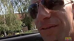 Dark skin delight Demi Delia enjoys a day of dick riding and cum swallowing