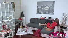 vanesa colombiana seduces and interacts with amateur young dude