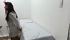 Doctor Fox Tail Fucks Herself With Dildo Sexily