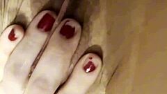 pink tight pussy and asshole get played with.