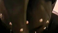 the submissive woman enjoys bdsm play