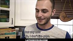 Hey straight twink, want cash to fuck this gay stranger in POV with your big cock?