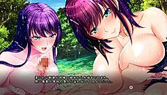 Nureru Kotou Shizuku & Mio Titty Fuck in 3Some!