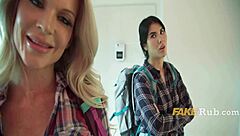 Naughty Teacher, Give Blowjob While Student Rests!