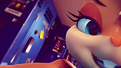 Lola bunny breaks the rules in animated music video