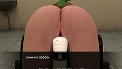 Let's play the green witch with redhead using toys