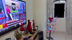 Beautiful Latina craves muscular neighbor's cock.