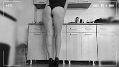 housewife fucked hard in kitchen on cam
