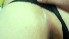 Doña Katty hotwife milf eats cock in cuckold scene