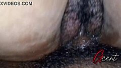 Close up sex with hairy creamy pussy and hairy cock