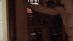 skinny girl gives head at stag party, want to join?