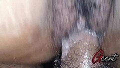 Close up sex with hairy creamy pussy and hairy cock