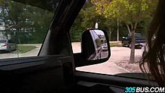 Courtney Cummz's Suggestive Outdoor Car Blowjob for Black Dick Cash