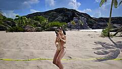 Xiaoyu in gold bikini faces intense challenges in tk8 ryona