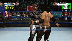 Marrisa Wrestles John Morrison In Fetish Match