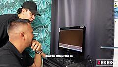 pregnant colombian spied on and discovered