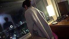 Innocent beauty Rei explores her curvy body gently